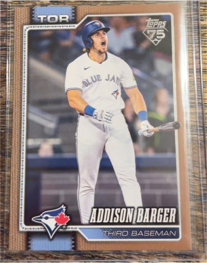 2026 Topps Series 1 #241 Addison Barger — front