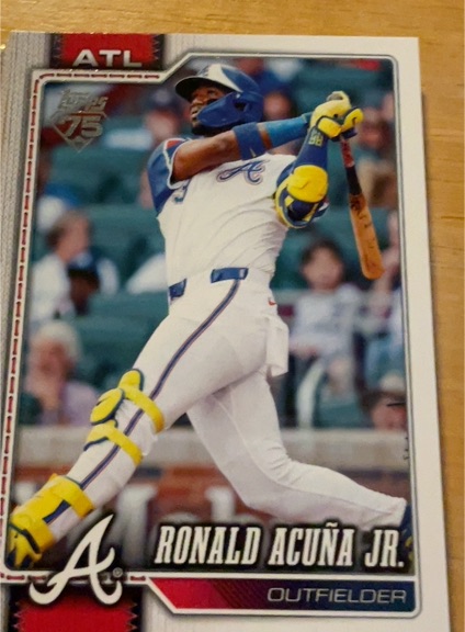 2026 Topps Series 1 #50 Ronald Acuña Jr. — front