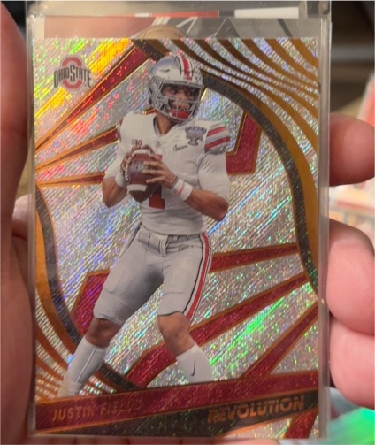 2023 Panini Chronicles Draft Picks Revolution #84 Justin Fields — front