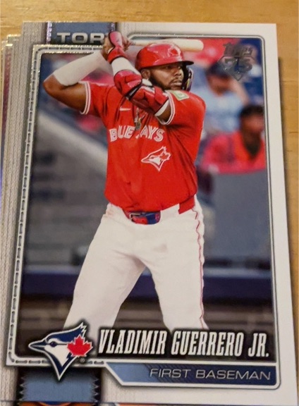 2026 Topps #20 Vladimir Guerrero Jr. — front