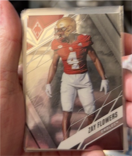 2023 Panini Chronicles Draft Picks Phoenix #18 Zay Flowers Boston College Eagles — front