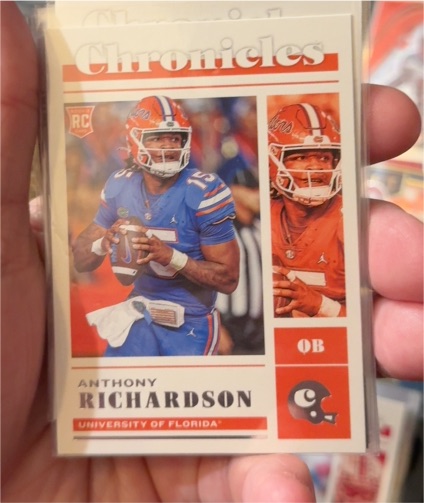 2023 Panini Chronicles Draft Picks #5 Anthony Richardson Rookie Card — front