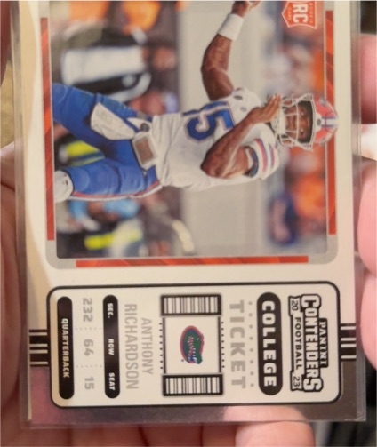 2023 Panini Chronicles Contenders College Ticket #4 Anthony Richardson — front
