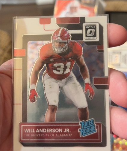 2023 Panini Chronicles Donruss Optic Draft Picks #3 Will Anderson Jr. — front