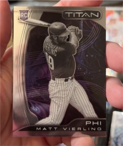 2022 Panini Chronicles Titan #16 Matt Vierling — front