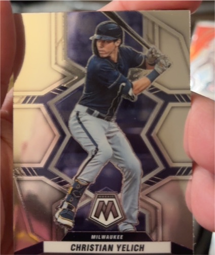 2022 Panini Mosaic #113 Christian Yelich — front