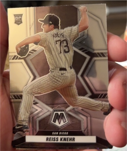 2022 Panini Mosaic #240 Reiss Knehr Rookie San Diego Padres RC — front