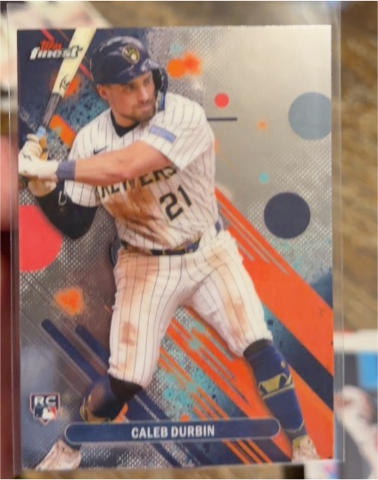 2025 Topps Finest #80 Caleb Durbin — front