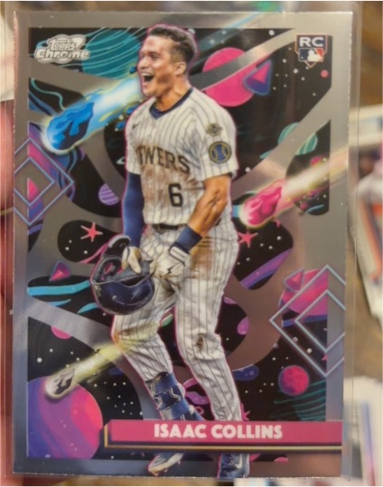 2025 Topps Cosmic Chrome #51 Isaac Collins — front