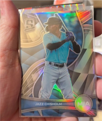 2022 Panini Chronicles Spectra #23 Jazz Chisholm — front