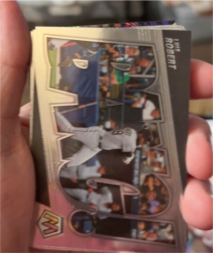 2022 Panini Mosaic Bang! #BG-4 Luis Robert — front
