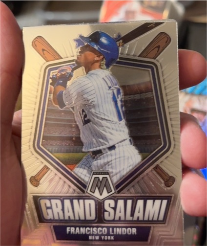 2022 Panini Mosaic #GS-5 Francisco Lindor Grand Salami — front