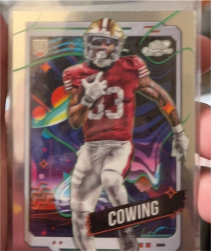 2024 Topps Chrome Cosmic #183 Jacob Cowing — front