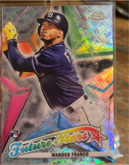 2022 Topps Chrome Logofractor Future Stars #FS-1 Wander Franco — front