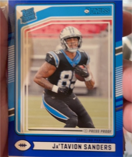 2024 Panini Donruss #317 Ja'Tavion Sanders — front