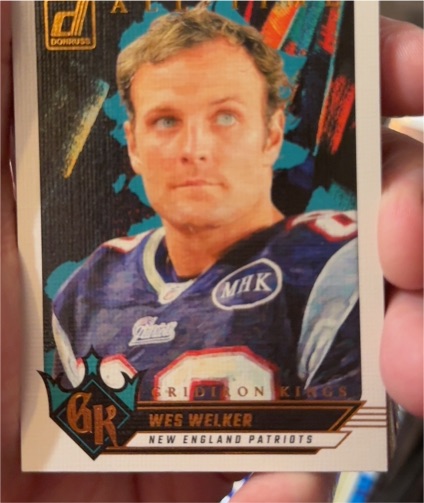 2024 Donruss #13 Wes Welker All-Time Gridiron Kings — front