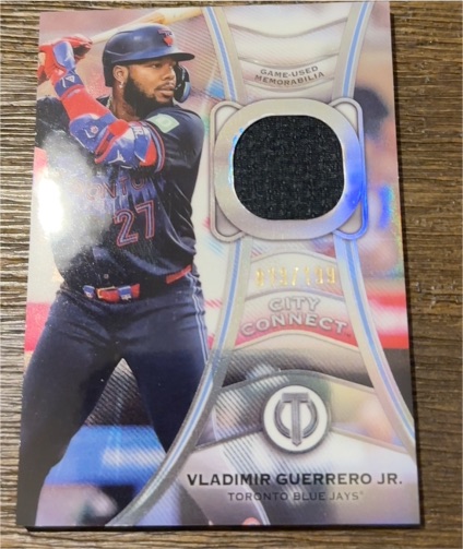 2025 Topps Tribute City Connect #TT-VG Vladimir Guerrero Jr. — front