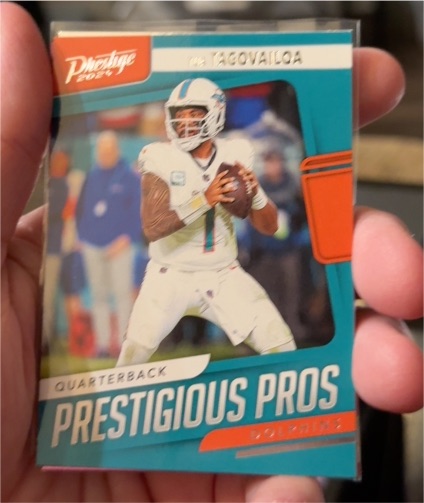 2024 Panini Prestige #PP-TTA Tua Tagovailoa Prestigious Pros — front