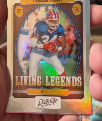 2024 Panini Prestige Living Legends #LL-TTS Thurman Thomas — front