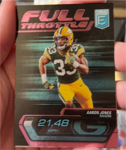 2024 Panini Donruss Elite #15 Aaron Jones Full Throttle — front