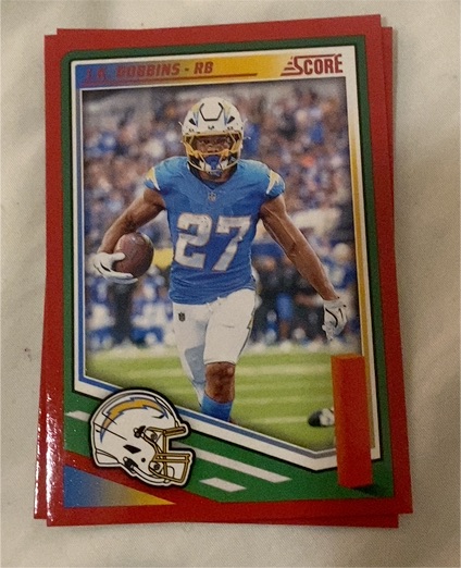 2025 Panini Score #296 J.K. Dobbins — front