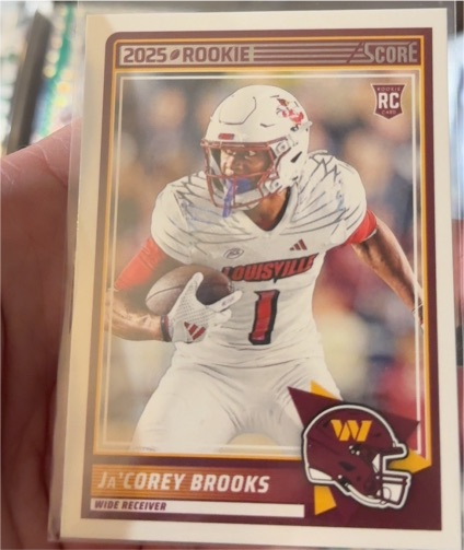 2025 Panini Score #61 Ja'Corey Brooks — front