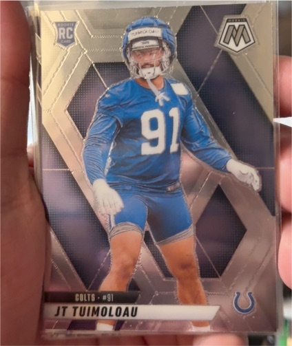 2025 Panini Mosaic #387 JT Tuimoloau Rookie — front
