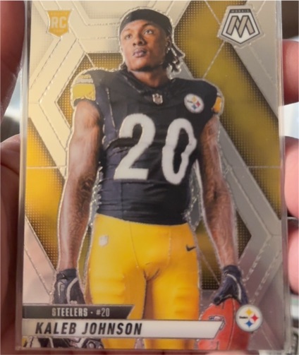 2025 Panini Mosaic #289 Kaleb Johnson — front
