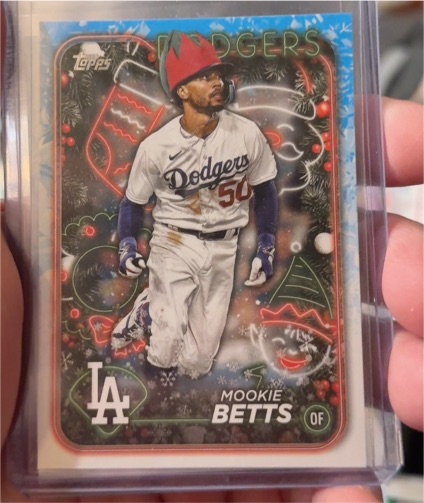 2024 Topps Holiday #H135 Mookie Betts — front