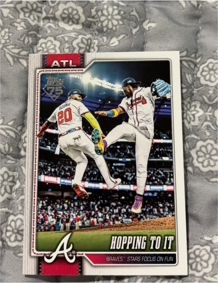 2026 Topps Series 1 #118 Hopping To It Ronald Acuna Jr / Marcell Ozuna — front