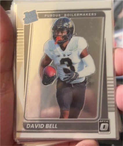 2022 Panini Chronicles Draft Picks Donruss Optic Rated Rookie #22 David Bell — front