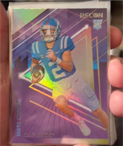 2022 Panini Chronicles Draft Picks Recon #9 Matt Corral — front
