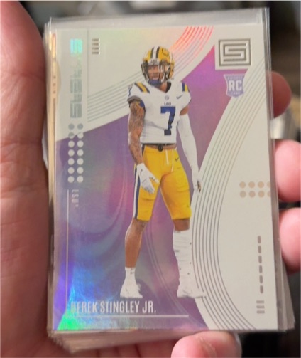 2022 Panini Chronicles Status Draft Picks #3 Derek Stingley Jr. — front