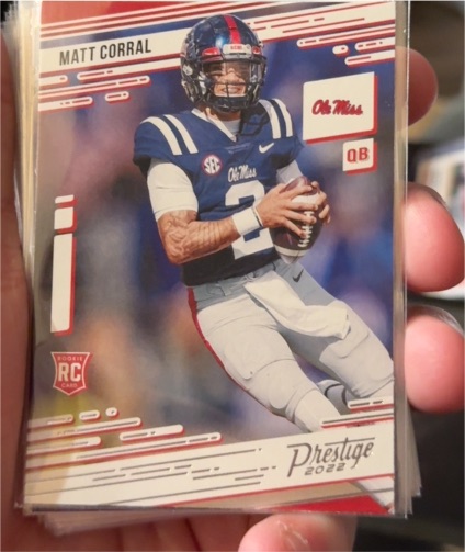2022 Panini Chronicles Draft Picks Prestige #9 Matt Corral — front