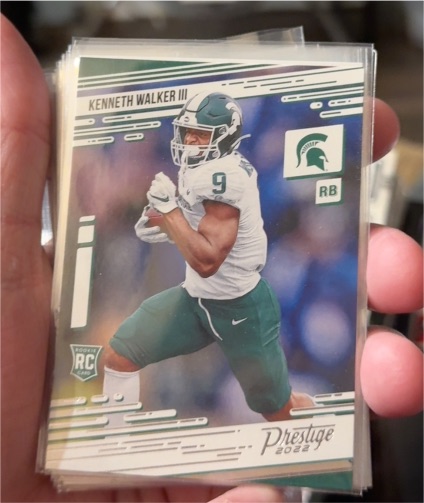 2022 Panini Chronicles Draft Picks Prestige #18 Kenneth Walker III Rookie — front