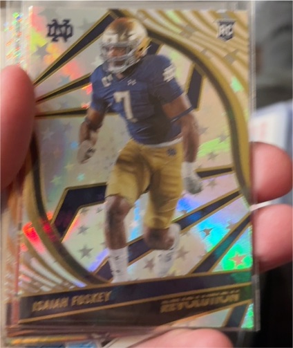 2023 Panini Chronicles Draft Picks Revolution #55 Isaiah Foskey — front
