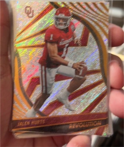 2023 Panini Chronicles Draft Picks Revolution #79 Jalen Hurts — front