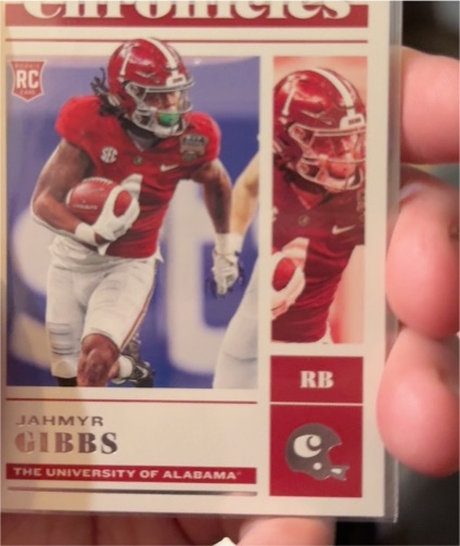 2023 Panini Chronicles Draft Picks #13 Jahmyr Gibbs — front