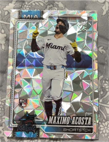 2026 Topps Series 1 #172 Maximo Acosta Diamante Foil — front