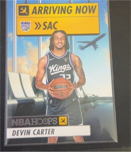 2024-25 Panini NBA Hoops Arriving Now #1 Devin Carter — front
