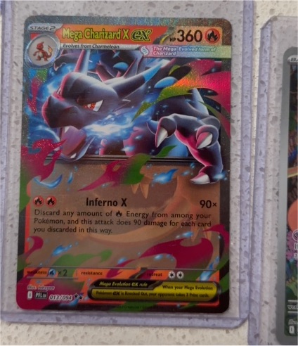 2025 Pokémon PFL #013 Mega Charizard X EX — front