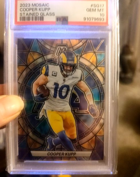 2023 Panini Mosaic #SG17 Cooper Kupp Stained Glass — front