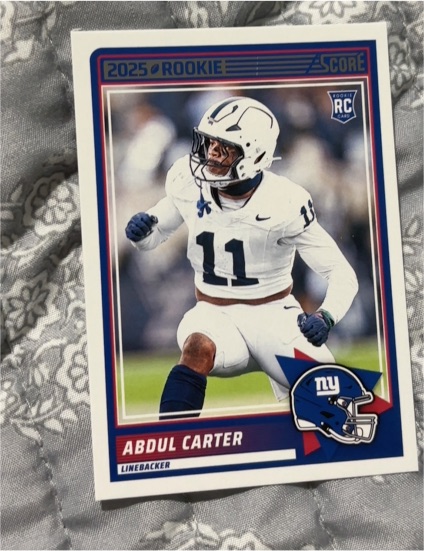 2025 Panini Score #16 Abdul Carter — front