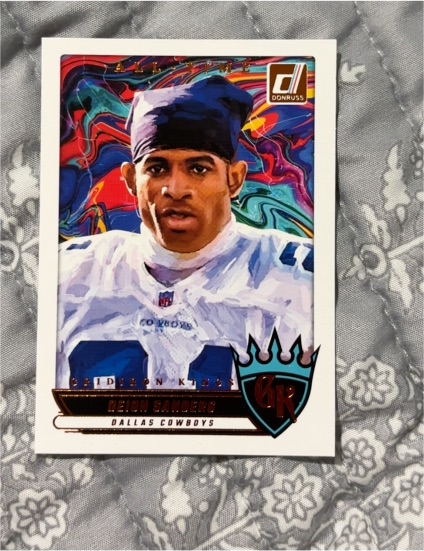 2025 Panini Donruss All-Time Gridiron Kings #ATGK-DSS Deion Sanders — front