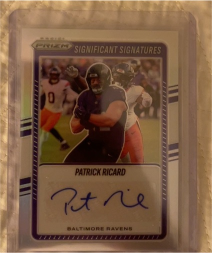 2024 Panini Donruss Optic #HM-PRD Patrick Ricard HashMarks Auto — front