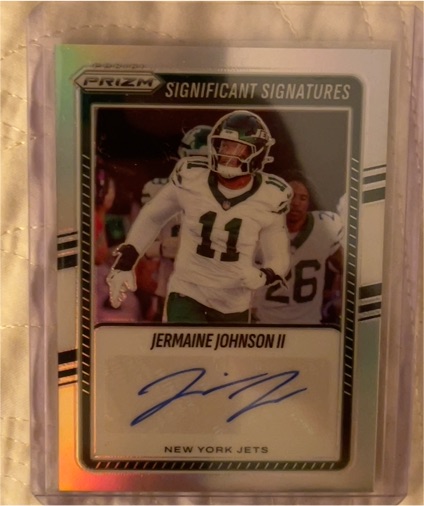2025 Panini Prizm Significant Signatures #SSI-JEJ Jermaine Johnson II — front