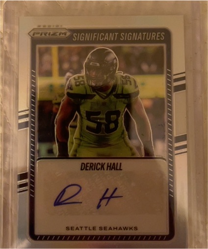 2025 Panini Prizm Significant Signatures #SSI-DHL Derick Hall — front