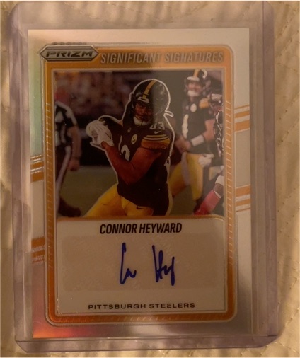 2025 Panini Prizm #SSI-COH Connor Heyward Significant Signatures — front
