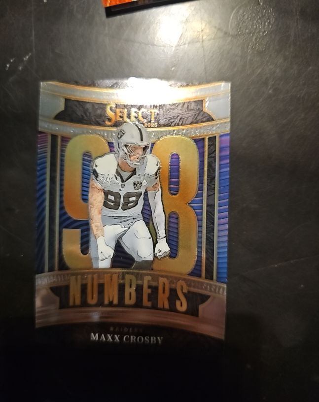 2025 Panini Select #11 Maxx Crosby Numbers — front