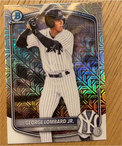 2025 Bowman Chrome #BDC-43 George Lombard Jr. — front